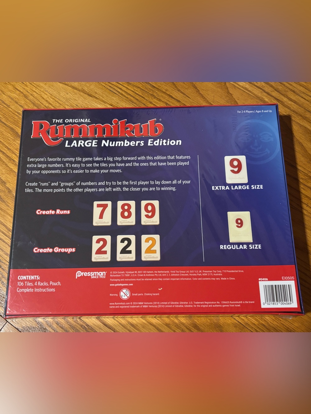New! Rummikub Large Numbers Edition - Picture 5 of 7